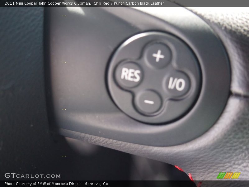 Chili Red / Punch Carbon Black Leather 2011 Mini Cooper John Cooper Works Clubman