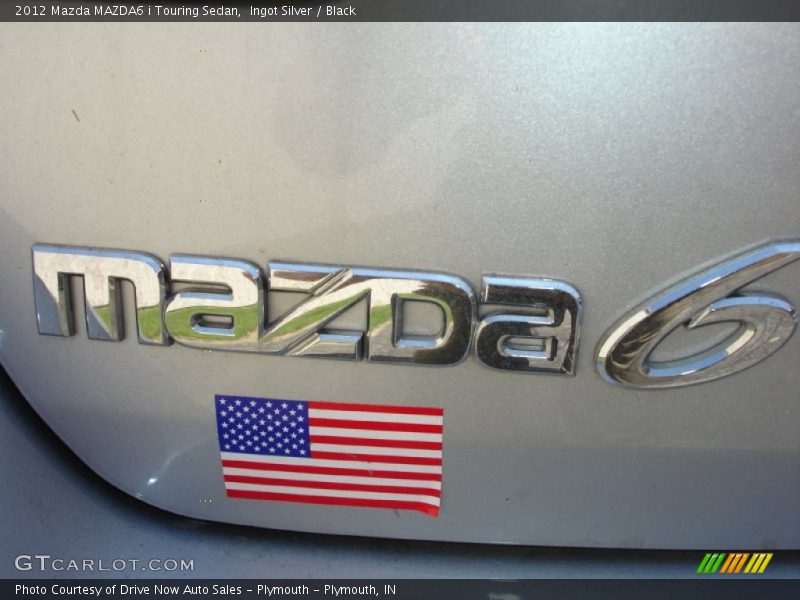 Ingot Silver / Black 2012 Mazda MAZDA6 i Touring Sedan