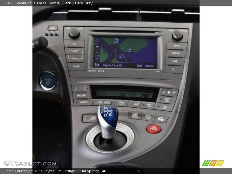 Black / Dark Gray 2013 Toyota Prius Three Hybrid