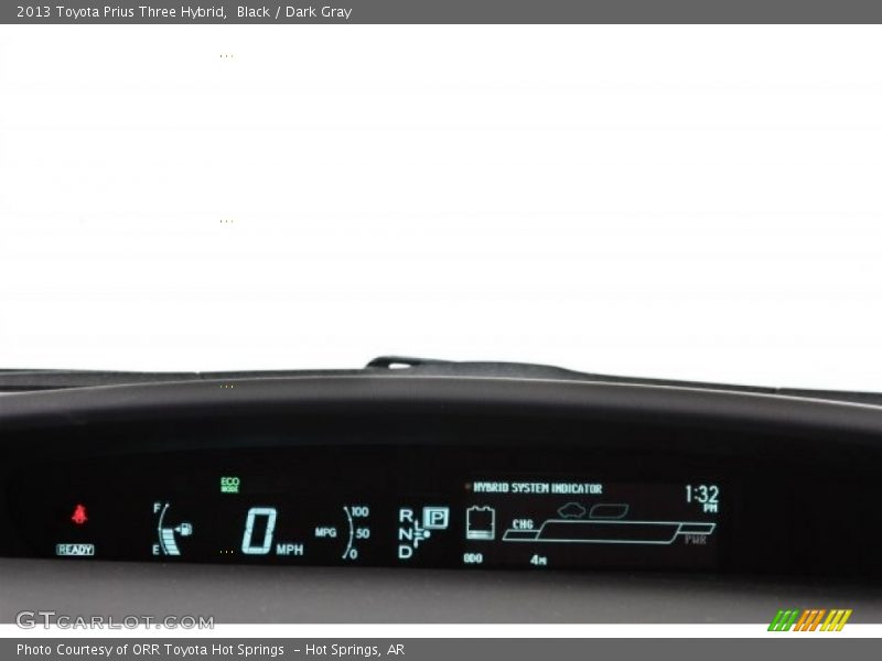 Black / Dark Gray 2013 Toyota Prius Three Hybrid