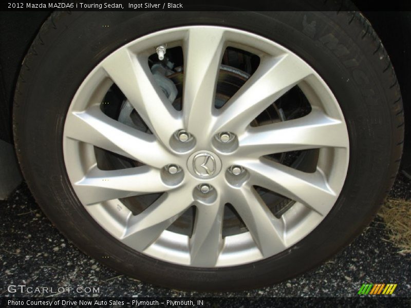 Ingot Silver / Black 2012 Mazda MAZDA6 i Touring Sedan