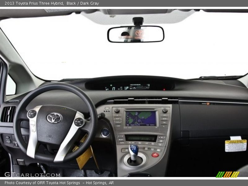 Black / Dark Gray 2013 Toyota Prius Three Hybrid