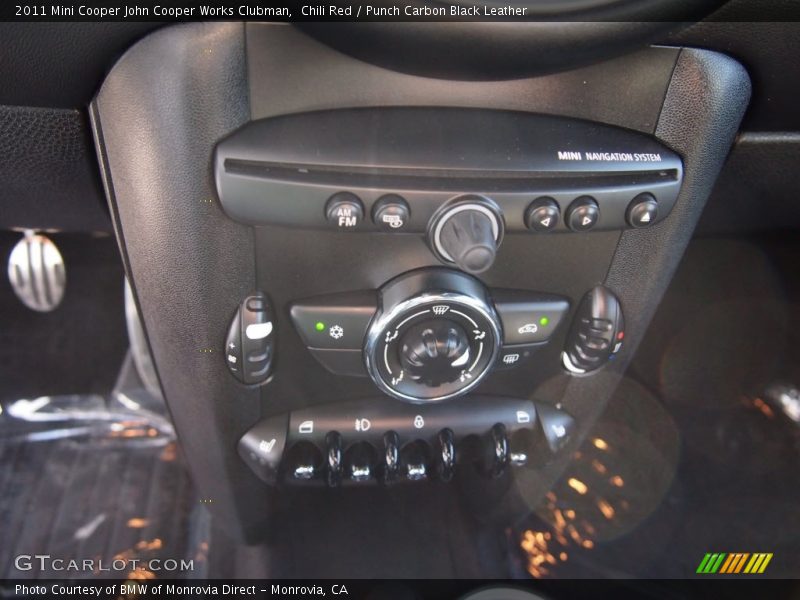 Chili Red / Punch Carbon Black Leather 2011 Mini Cooper John Cooper Works Clubman