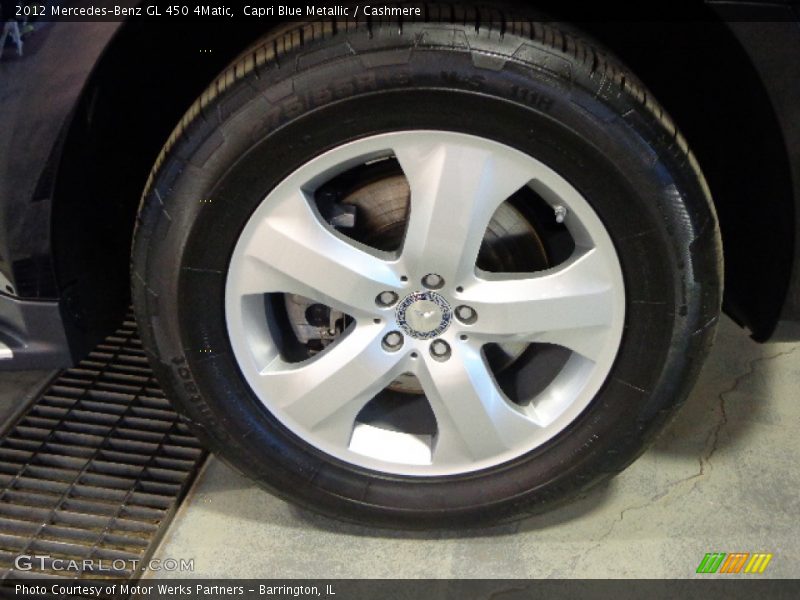 Capri Blue Metallic / Cashmere 2012 Mercedes-Benz GL 450 4Matic