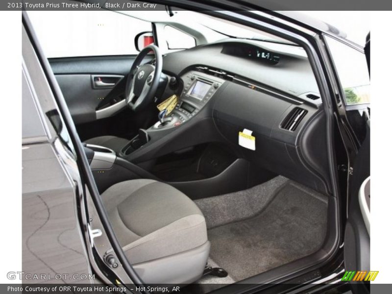 Black / Dark Gray 2013 Toyota Prius Three Hybrid