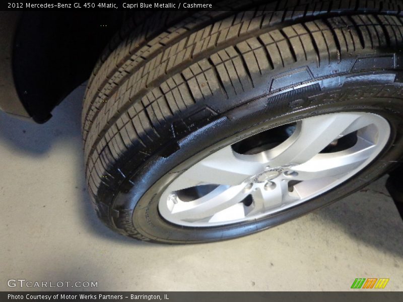 Capri Blue Metallic / Cashmere 2012 Mercedes-Benz GL 450 4Matic