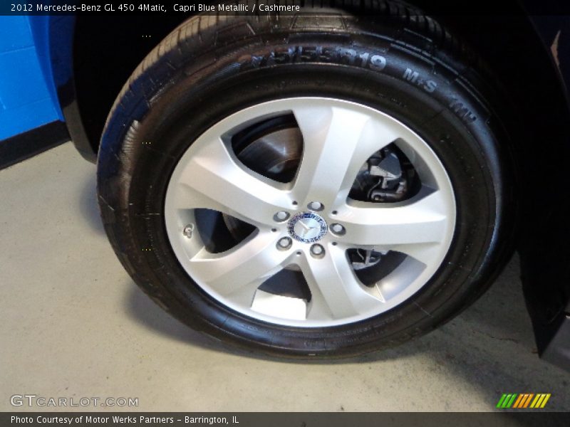 Capri Blue Metallic / Cashmere 2012 Mercedes-Benz GL 450 4Matic
