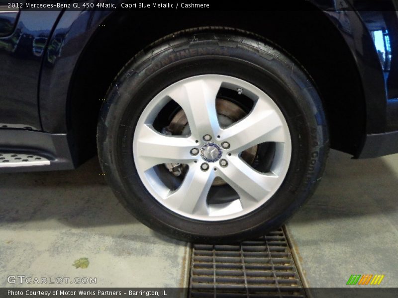 Capri Blue Metallic / Cashmere 2012 Mercedes-Benz GL 450 4Matic