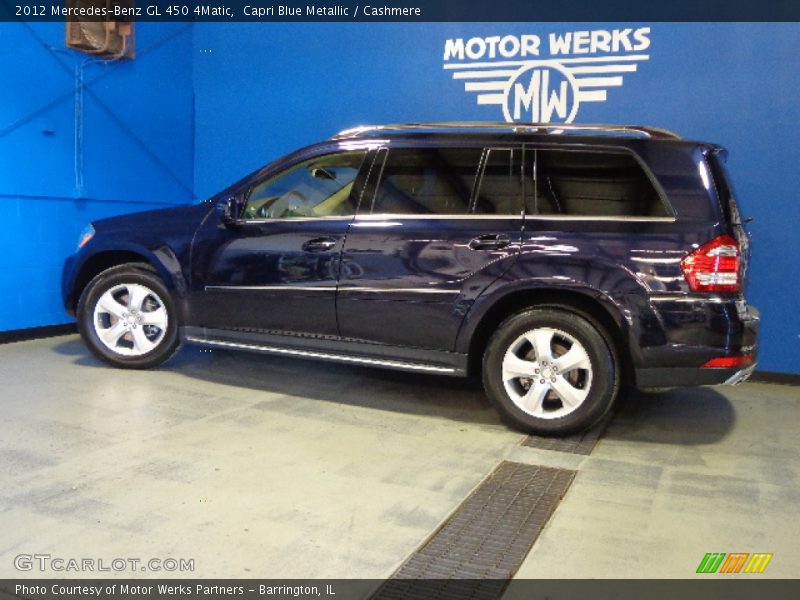 Capri Blue Metallic / Cashmere 2012 Mercedes-Benz GL 450 4Matic