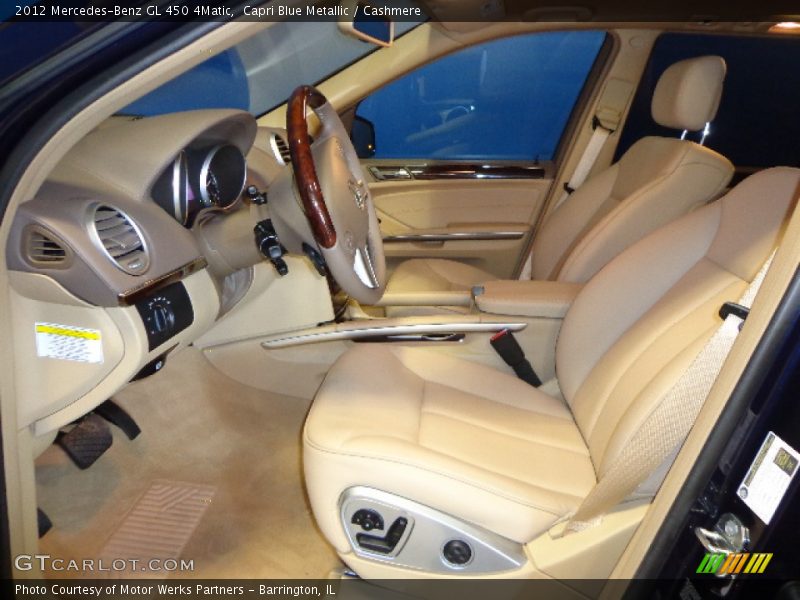 Front Seat of 2012 GL 450 4Matic
