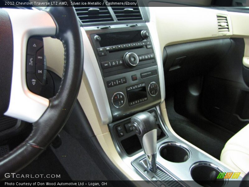 Silver Ice Metallic / Cashmere/Ebony 2012 Chevrolet Traverse LTZ AWD