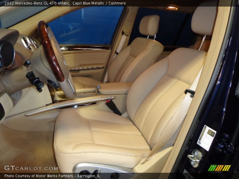 Front Seat of 2012 GL 450 4Matic