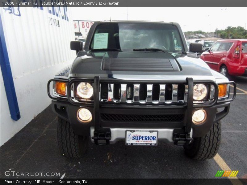 Boulder Gray Metallic / Ebony Black/Pewter 2008 Hummer H3