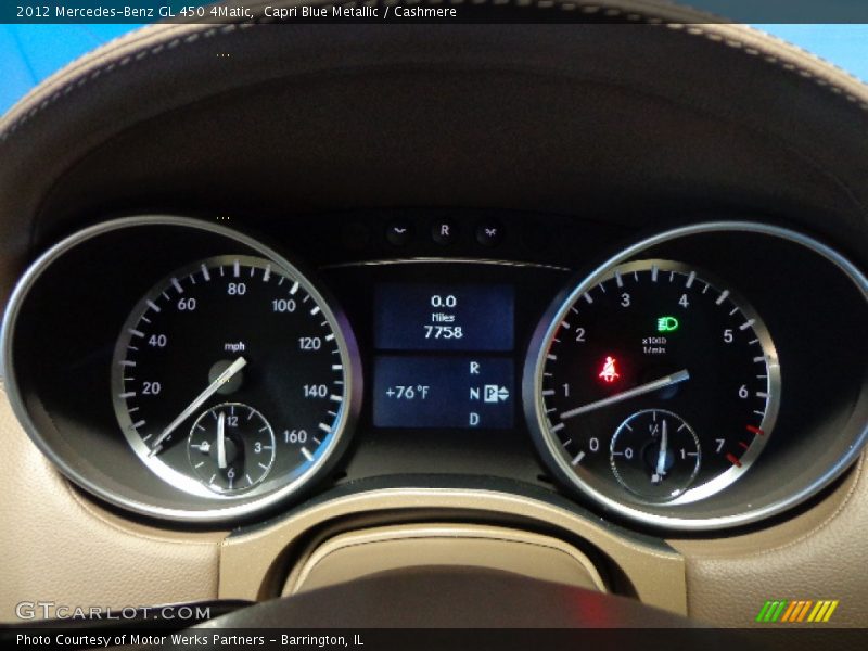  2012 GL 450 4Matic 450 4Matic Gauges