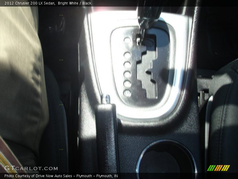 Bright White / Black 2012 Chrysler 200 LX Sedan