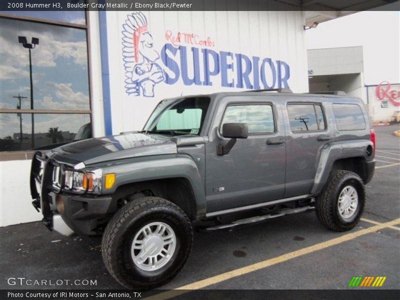 Boulder Gray Metallic / Ebony Black/Pewter 2008 Hummer H3
