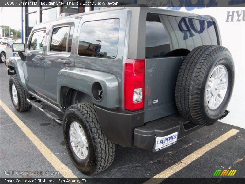 Boulder Gray Metallic / Ebony Black/Pewter 2008 Hummer H3