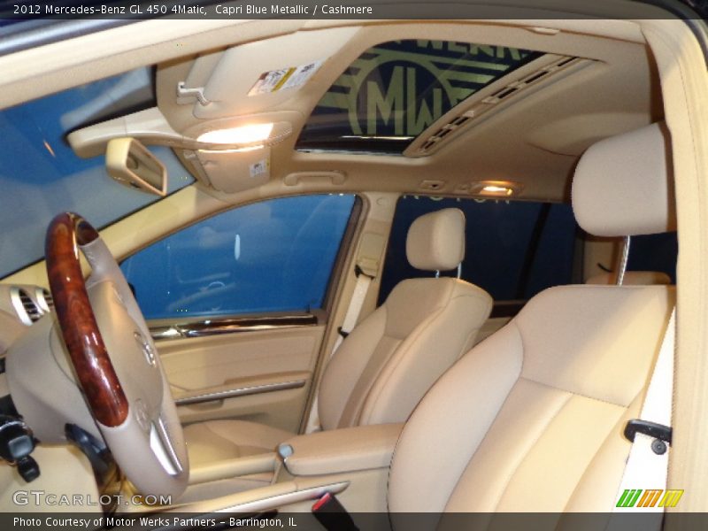 Capri Blue Metallic / Cashmere 2012 Mercedes-Benz GL 450 4Matic