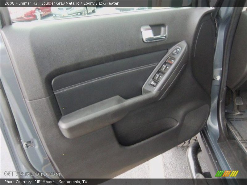 Boulder Gray Metallic / Ebony Black/Pewter 2008 Hummer H3