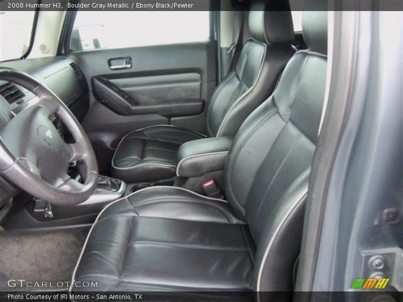 Boulder Gray Metallic / Ebony Black/Pewter 2008 Hummer H3