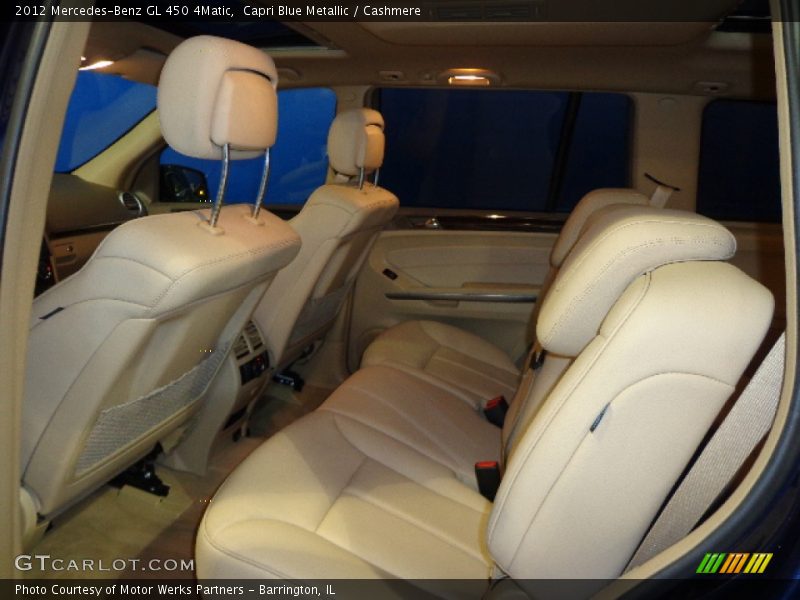 Rear Seat of 2012 GL 450 4Matic