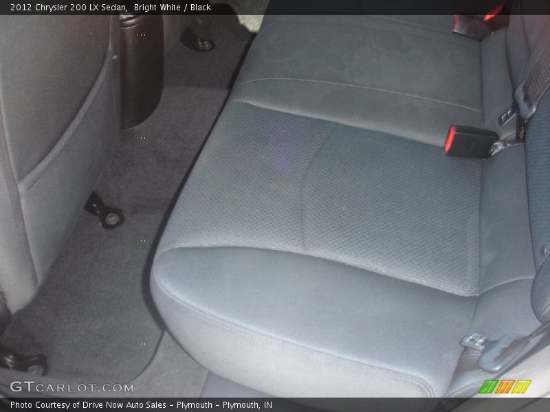 Bright White / Black 2012 Chrysler 200 LX Sedan