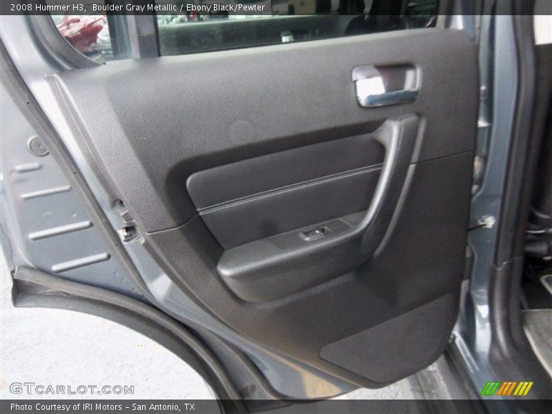 Boulder Gray Metallic / Ebony Black/Pewter 2008 Hummer H3