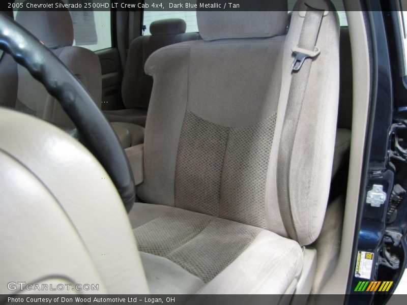 Dark Blue Metallic / Tan 2005 Chevrolet Silverado 2500HD LT Crew Cab 4x4