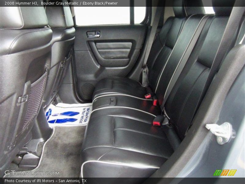 Boulder Gray Metallic / Ebony Black/Pewter 2008 Hummer H3