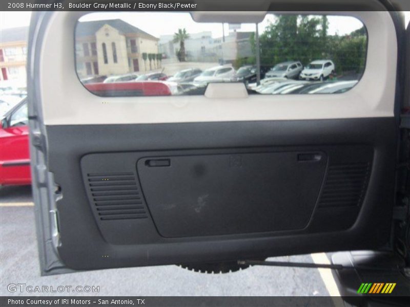 Boulder Gray Metallic / Ebony Black/Pewter 2008 Hummer H3
