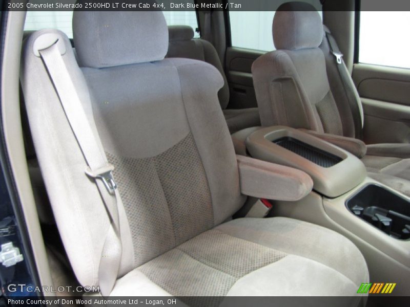 Dark Blue Metallic / Tan 2005 Chevrolet Silverado 2500HD LT Crew Cab 4x4