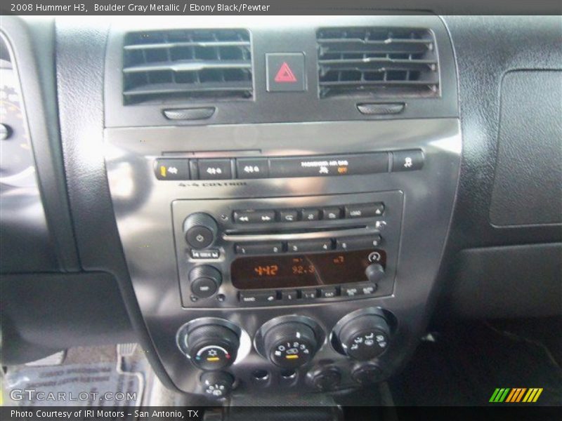 Boulder Gray Metallic / Ebony Black/Pewter 2008 Hummer H3