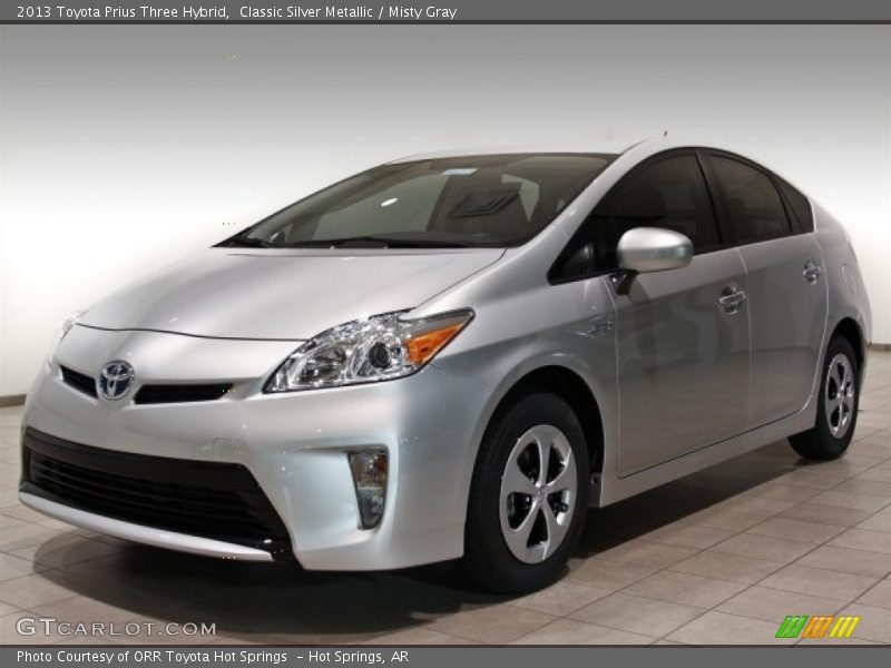 Classic Silver Metallic / Misty Gray 2013 Toyota Prius Three Hybrid