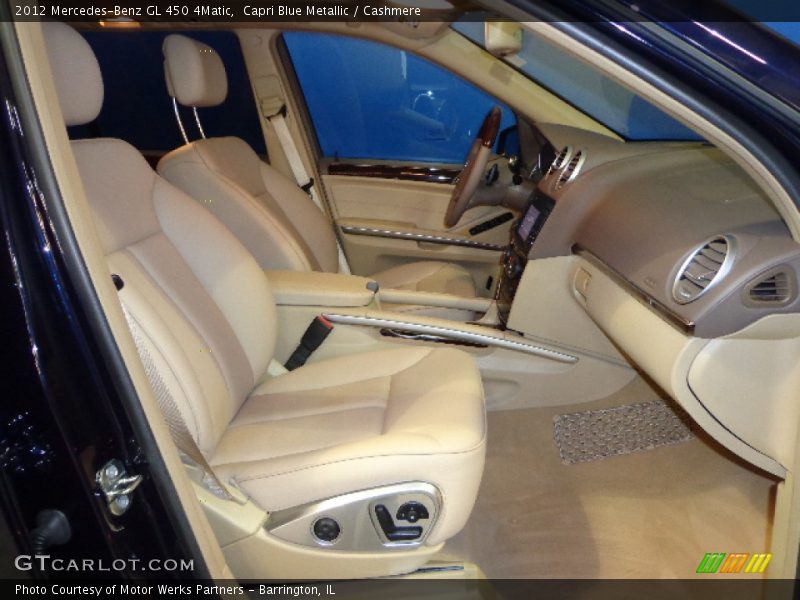 Capri Blue Metallic / Cashmere 2012 Mercedes-Benz GL 450 4Matic