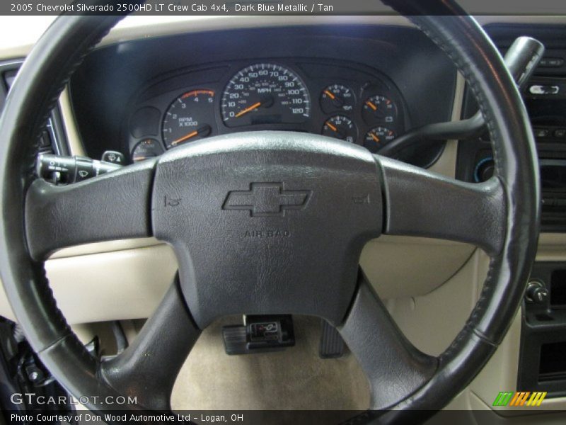 Dark Blue Metallic / Tan 2005 Chevrolet Silverado 2500HD LT Crew Cab 4x4