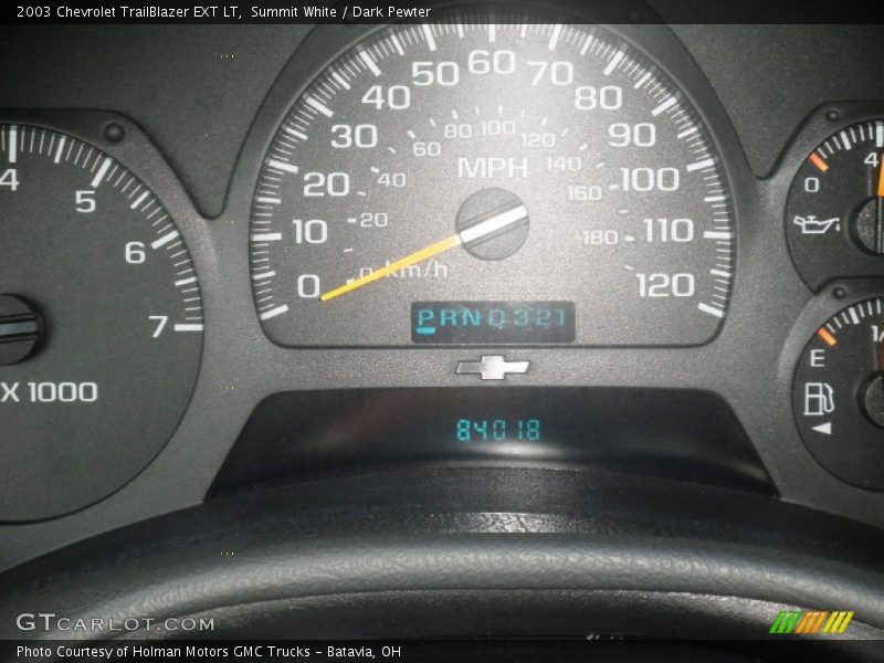 Summit White / Dark Pewter 2003 Chevrolet TrailBlazer EXT LT