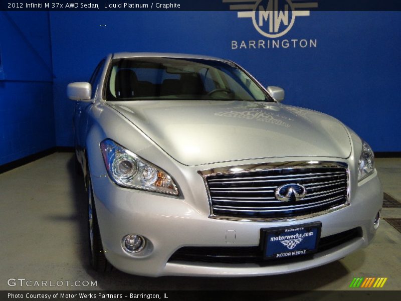 Liquid Platinum / Graphite 2012 Infiniti M 37x AWD Sedan