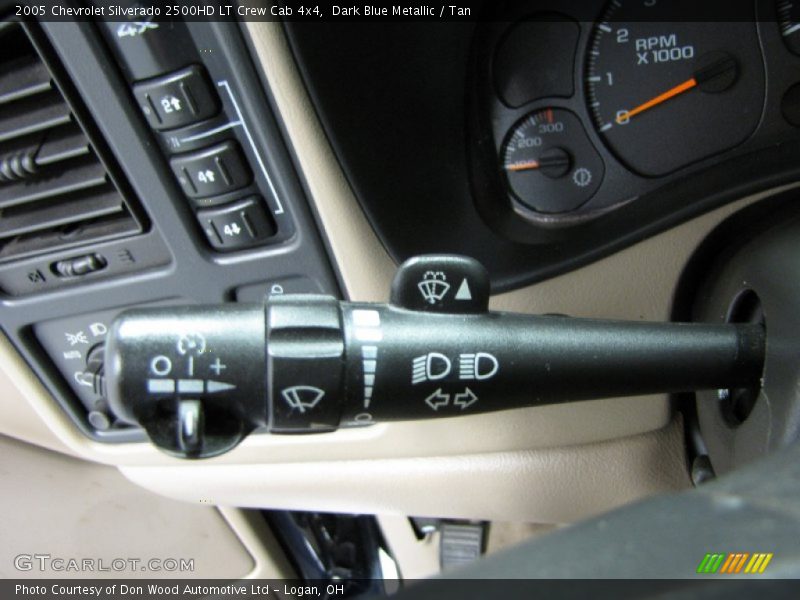 Dark Blue Metallic / Tan 2005 Chevrolet Silverado 2500HD LT Crew Cab 4x4