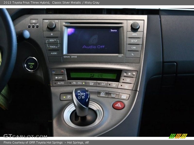 Classic Silver Metallic / Misty Gray 2013 Toyota Prius Three Hybrid