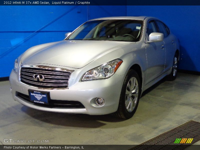Liquid Platinum / Graphite 2012 Infiniti M 37x AWD Sedan