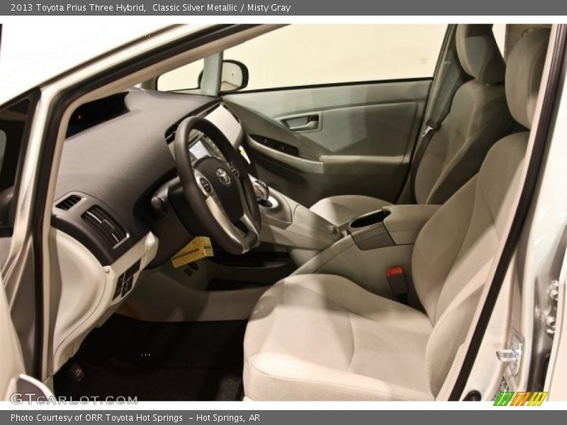 Classic Silver Metallic / Misty Gray 2013 Toyota Prius Three Hybrid