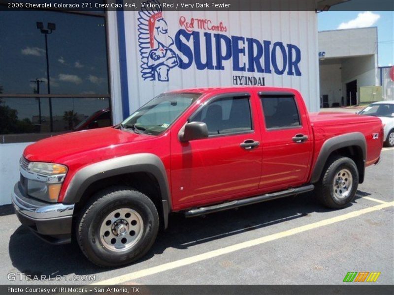 Victory Red / Very Dark Pewter 2006 Chevrolet Colorado Z71 Crew Cab 4x4