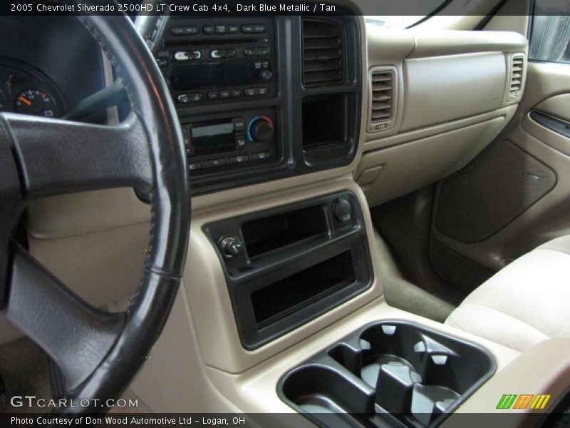 Dark Blue Metallic / Tan 2005 Chevrolet Silverado 2500HD LT Crew Cab 4x4