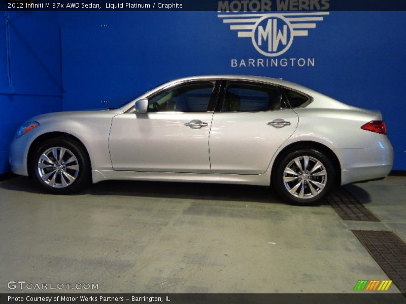 Liquid Platinum / Graphite 2012 Infiniti M 37x AWD Sedan