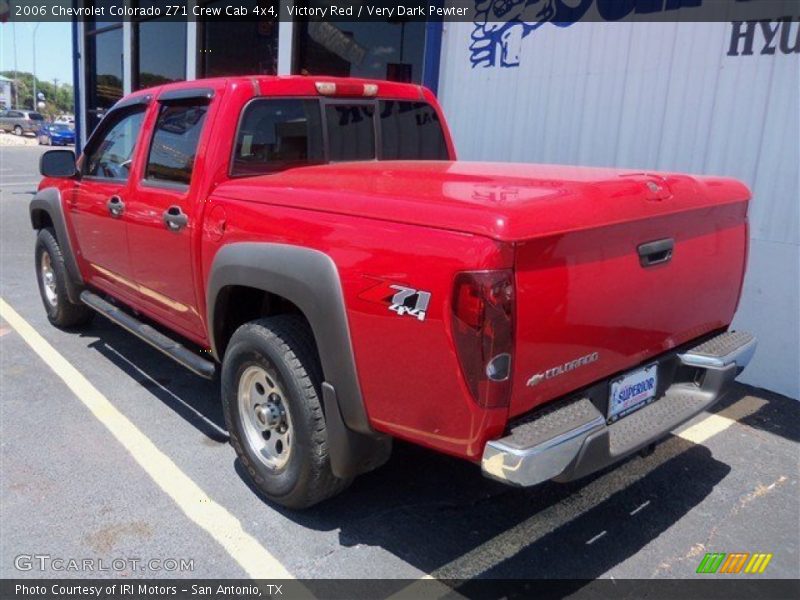 Victory Red / Very Dark Pewter 2006 Chevrolet Colorado Z71 Crew Cab 4x4