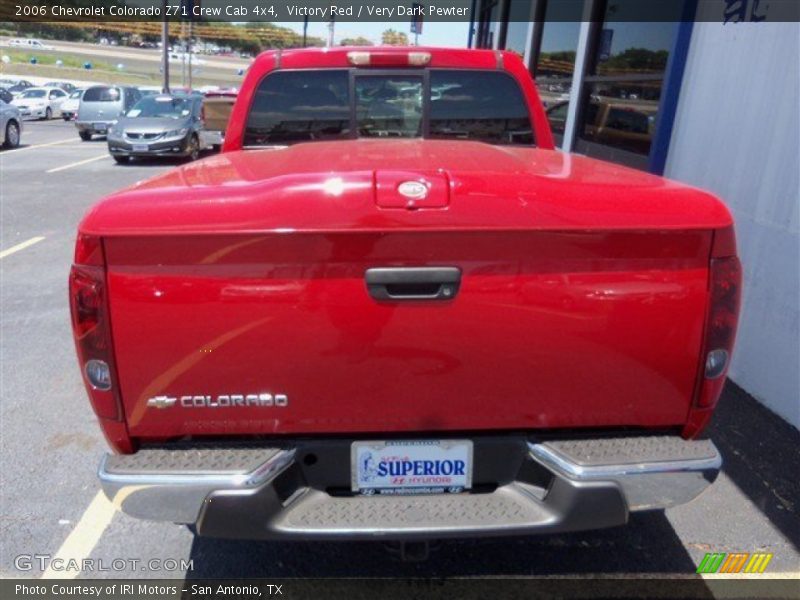 Victory Red / Very Dark Pewter 2006 Chevrolet Colorado Z71 Crew Cab 4x4