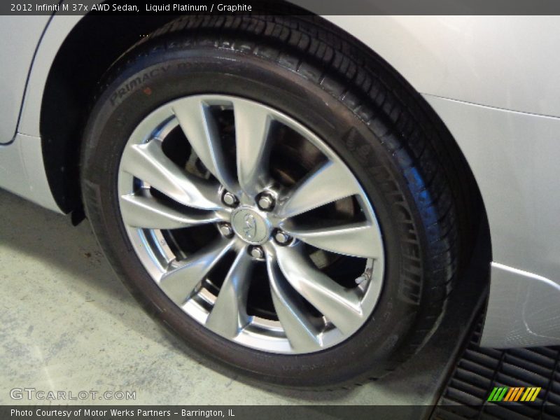Liquid Platinum / Graphite 2012 Infiniti M 37x AWD Sedan