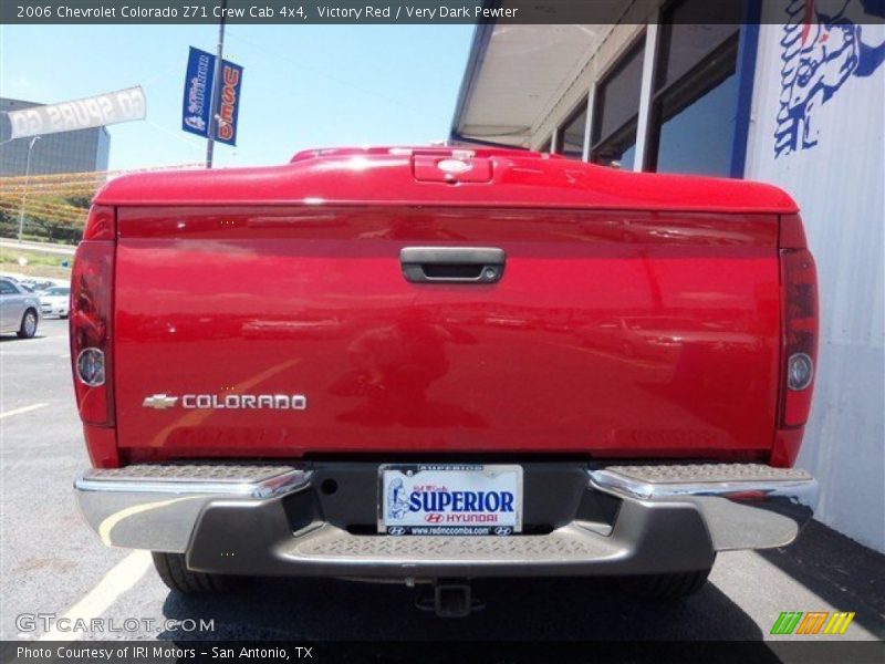 Victory Red / Very Dark Pewter 2006 Chevrolet Colorado Z71 Crew Cab 4x4