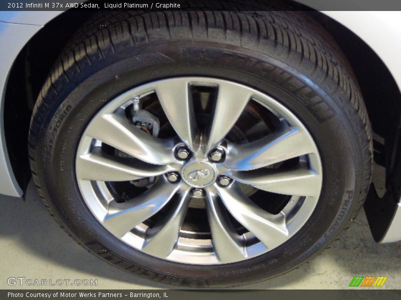 Liquid Platinum / Graphite 2012 Infiniti M 37x AWD Sedan
