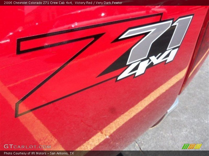 Victory Red / Very Dark Pewter 2006 Chevrolet Colorado Z71 Crew Cab 4x4
